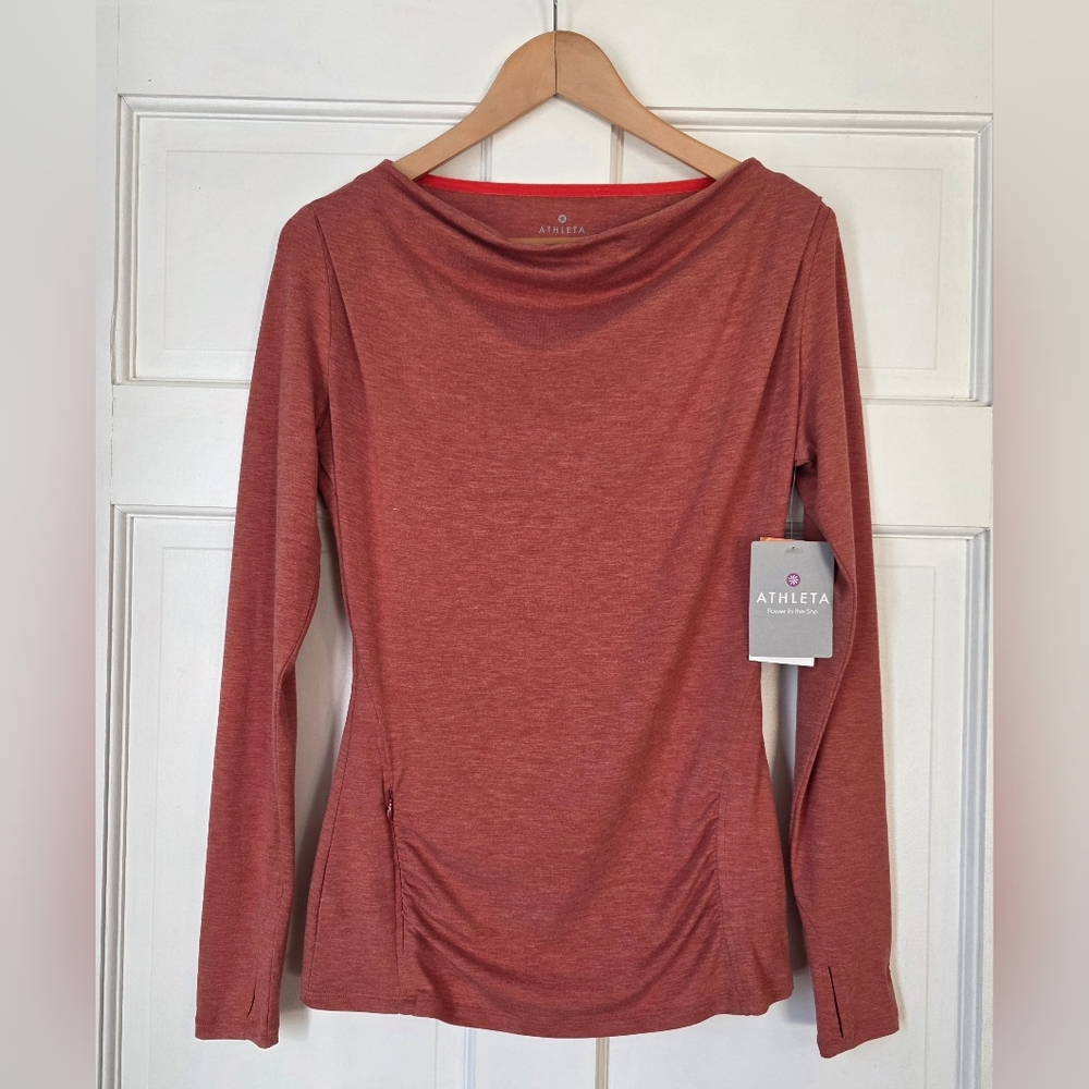 NWT Athleta Tana Long Sleeve Top
